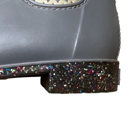 JACK ROGERS Sallie Rainboot with Glitter Sole Size 6 - Picture 4 of 6